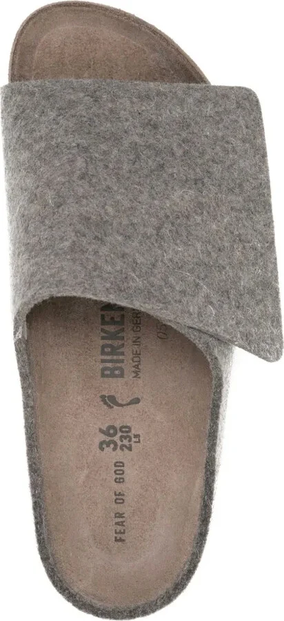 Open-Toe Suede Slides - Image 4