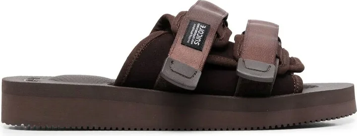 Open-Toe Touch-Strap Sandals