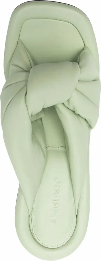Open-Toe Twisted Strap Sandals - Image 4