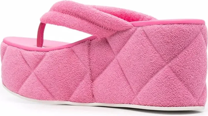 Open-Toe Wedge Sandals - Image 3