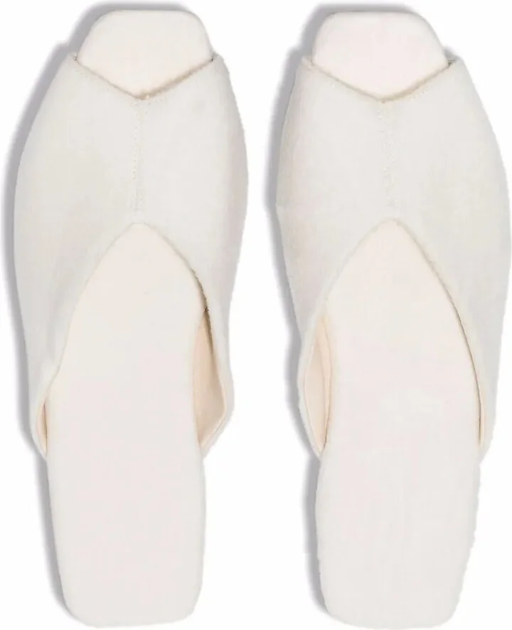 Open-Toe Wool Slippers - Image 4