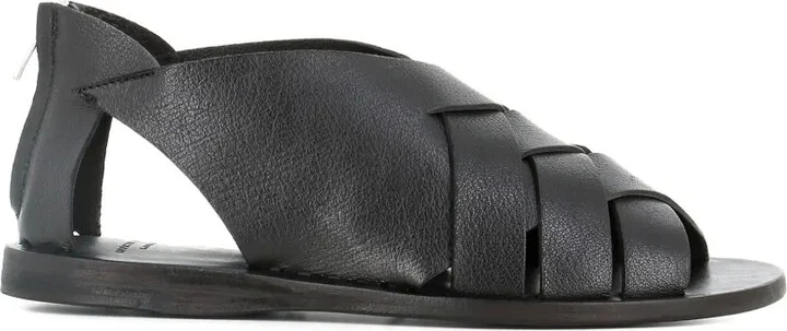 Open-Toe Woven Sandals - Image 3
