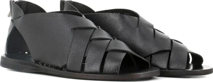 Open-Toe Woven Sandals
