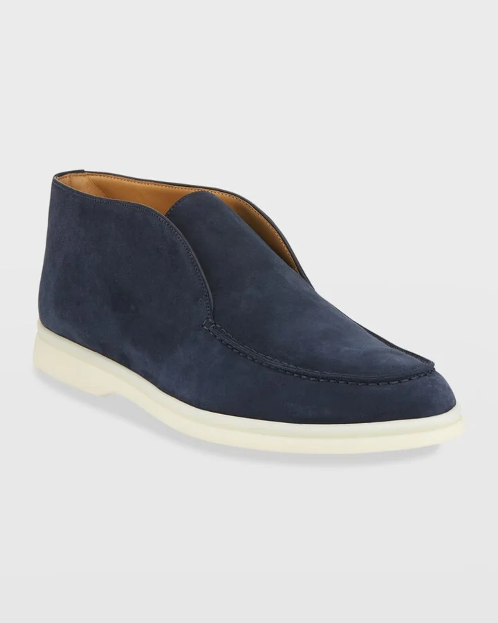 Open Walk Suede Booties - Image 6
