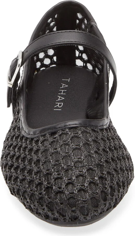 Open Weave Mary Jane Flat - Image 3