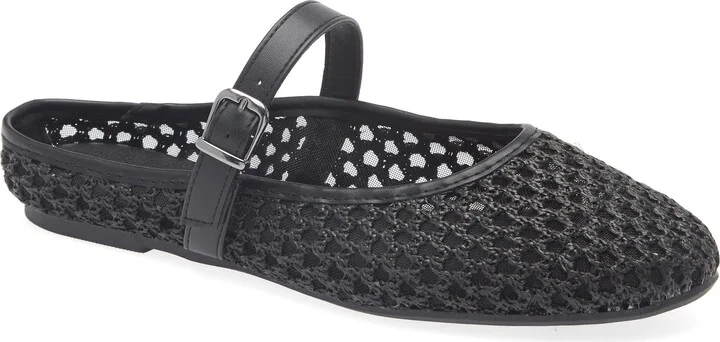 Open Weave Mary Jane Mule