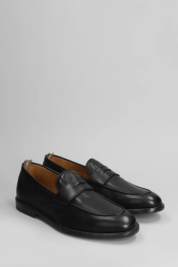 Opera 001 Loafers In Black Leather - Image 2
