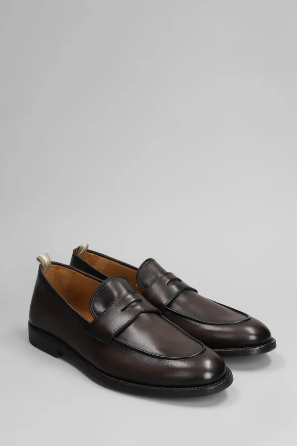 Opera 001 Loafers In Brown Leather - Image 2