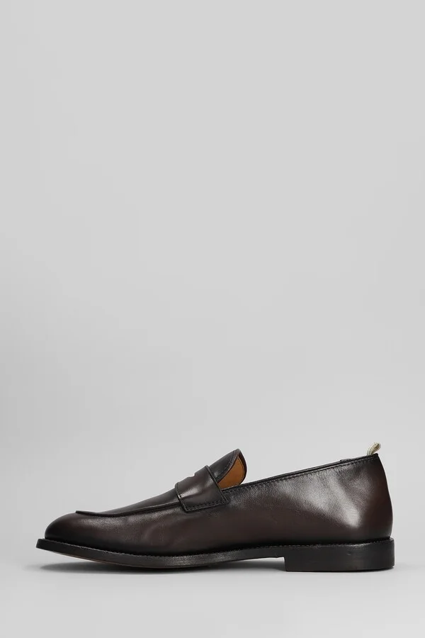 Opera 001 Loafers In Brown Leather - Image 3