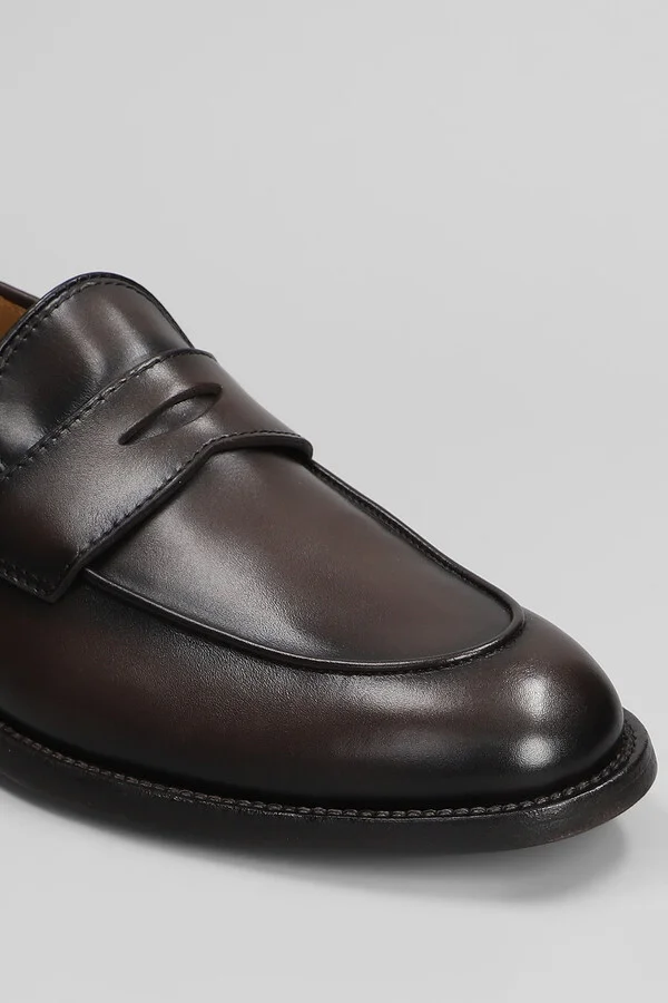 Opera 001 Loafers In Brown Leather - Image 5