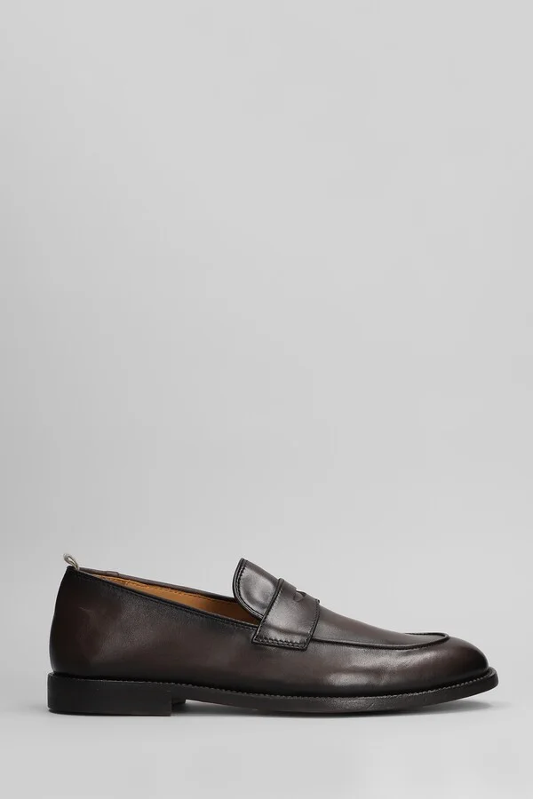 Opera 001 Loafers In Brown Leather