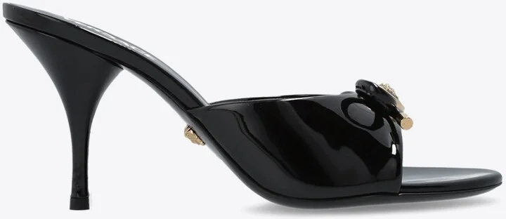 Opera 85 Bow Patent Mules
