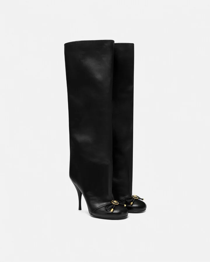Opera Bow Knee-High Boots 105 mm - Image 2