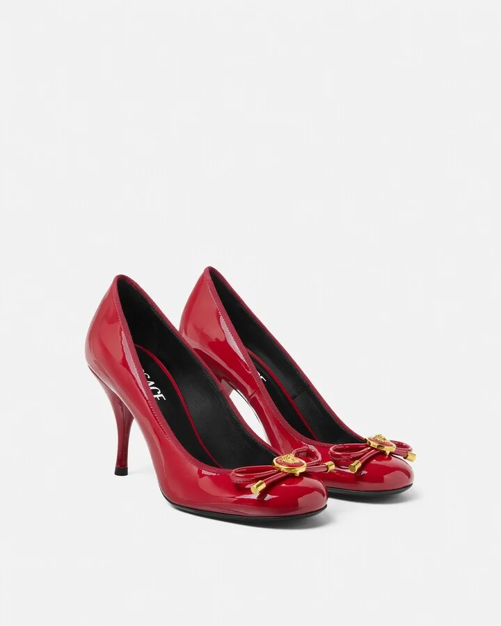 Opera Bow Patent Pumps 85 mm - Image 3