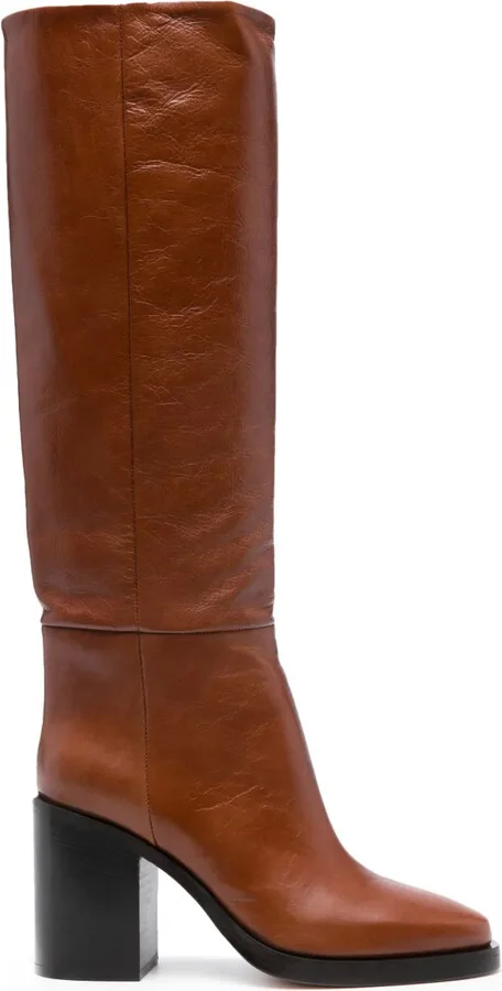 Ophelia 95mm leather boots