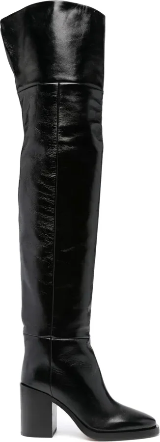 Ophelia 95mm leather boots