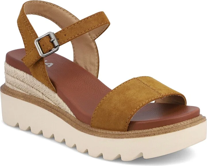 Ophida Ankle Strap Platform Wedge Sandal