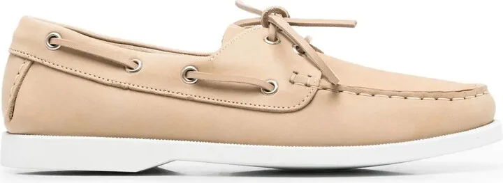 Oprah leather boat shoes