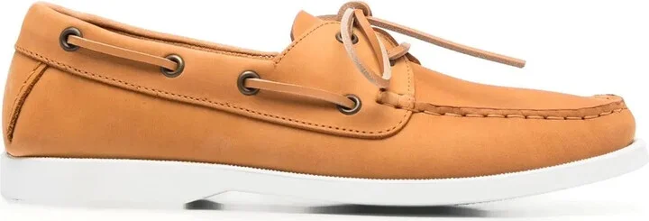 Oprah leather boat shoes