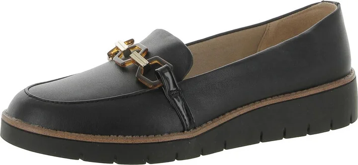 Optimist Womens Faux Leather Padded Insole Loafers
