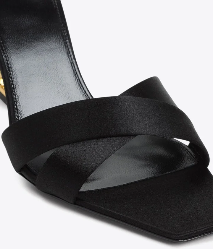 Opyum 85 Mules in Satin Crepe - Image 2