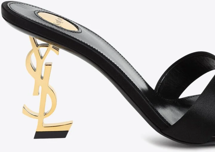 Opyum 85 Mules in Satin Crepe - Image 3
