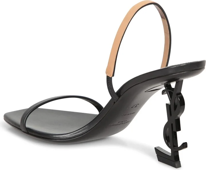 Opyum 85 Nappa Black Sandals - Image 3