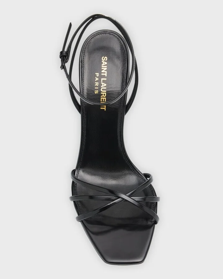 Opyum Patent YSL Ankle-Strap Sandals - Image 9