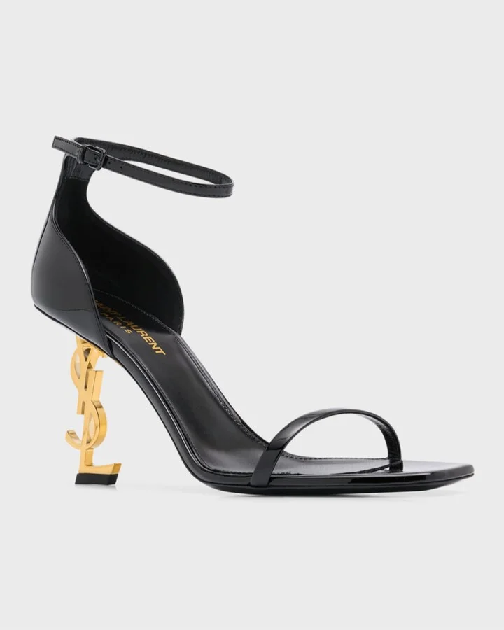 Opyum Patent YSL Ankle-Strap Sandals - Image 5