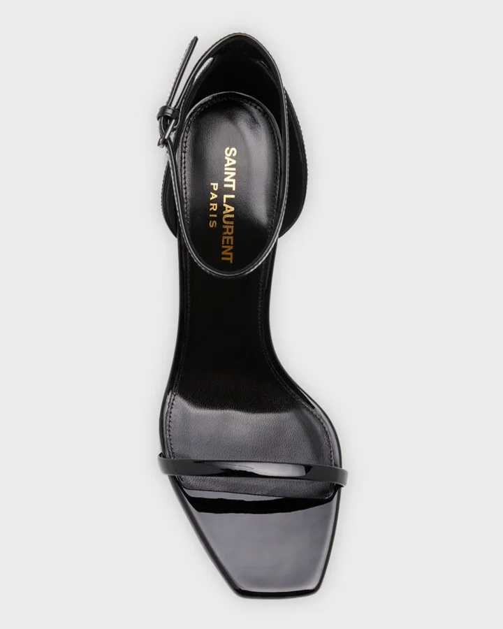 Opyum Patent YSL Ankle-Strap Sandals - Image 11