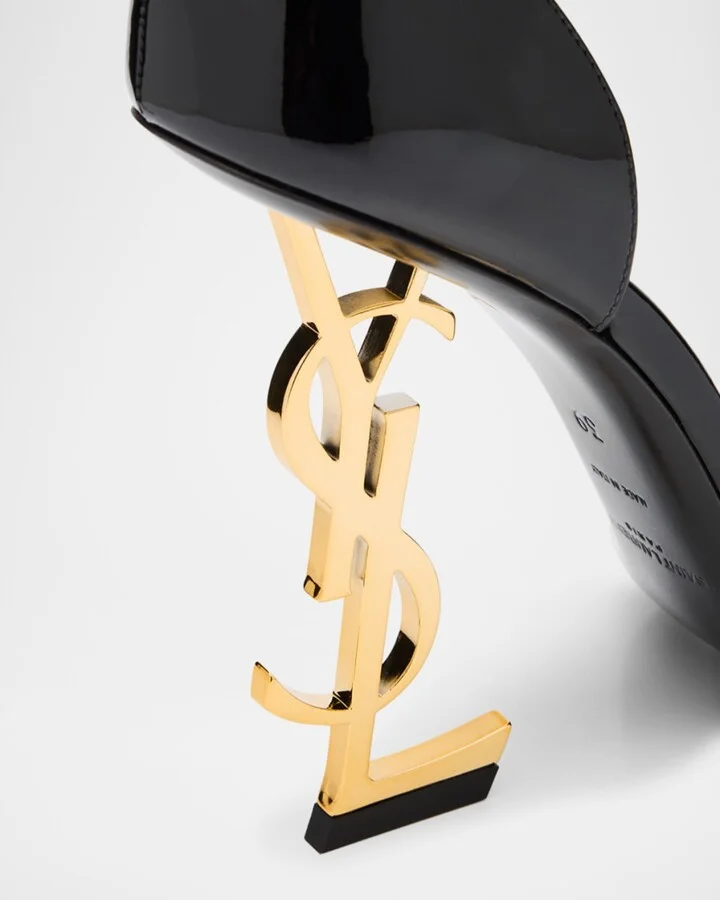 Opyum Patent YSL Ankle-Strap Sandals - Image 5
