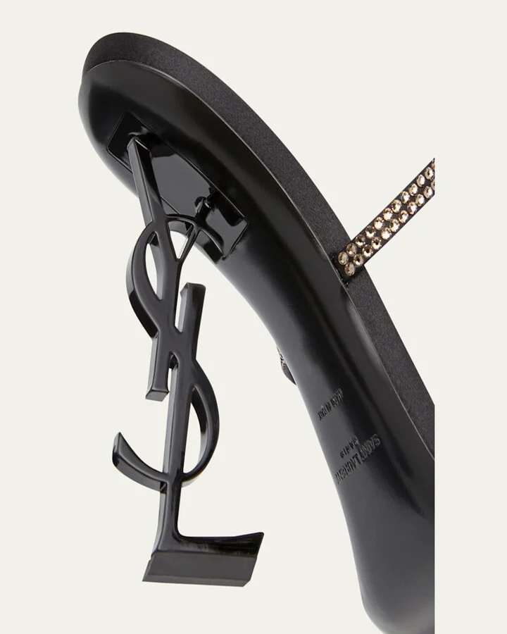 Opyum YSL Strass Ankle-Strap Sandals - Image 2