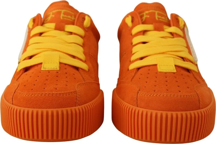 Orange Leather P.j. Tucker Sneakers Women's Shoes - Image 2