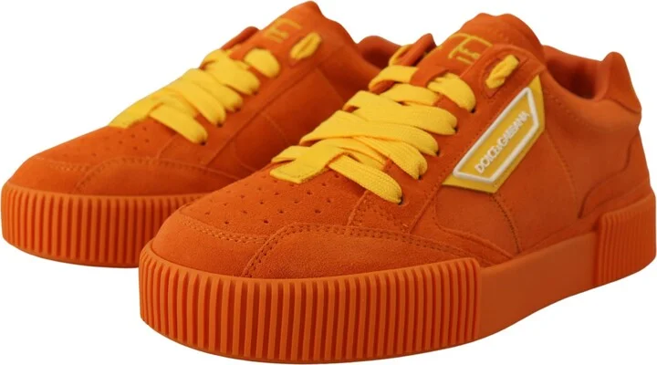 Orange Leather P.j. Tucker Sneakers Women's Shoes - Image 3