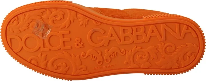 Orange Leather P.j. Tucker Sneakers Women's Shoes - Image 6