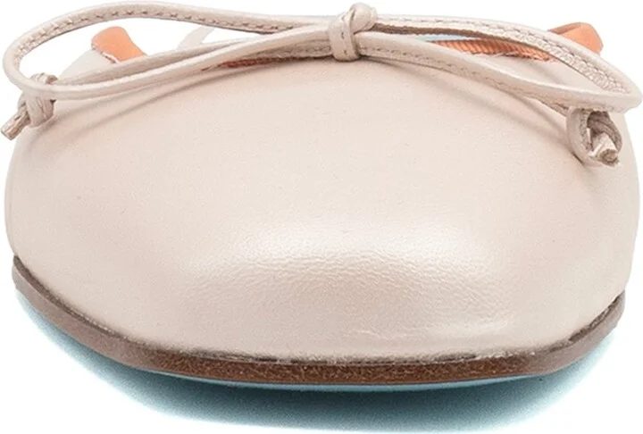 Orange / Neutrals Bellina Ct Slide Tango Pearl Lamb - Image 3