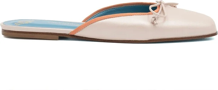 Orange / Neutrals Bellina Ct Slide Tango Pearl Lamb