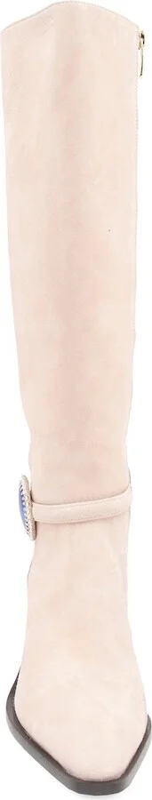 Orange / Neutrals / White Diana Tall Boot Nude Cashmere - Image 5