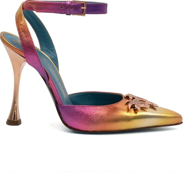 Orange Sirena Ankle Pum Sunset Degrade