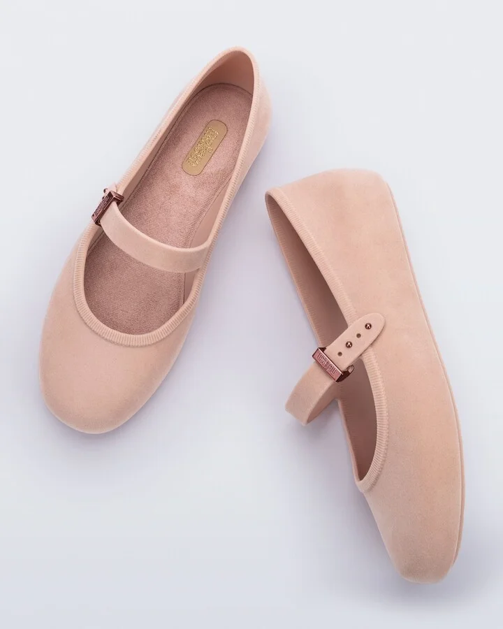 Orange Soft Ballerina Velvet - Pink - Image 3