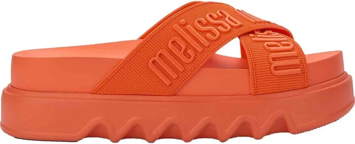Orange / Yellow / Orange Cross M Lover Platform - Orange