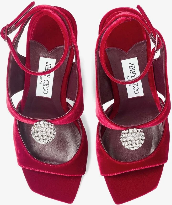 Orb 95 Velvet Sandals - Image 3