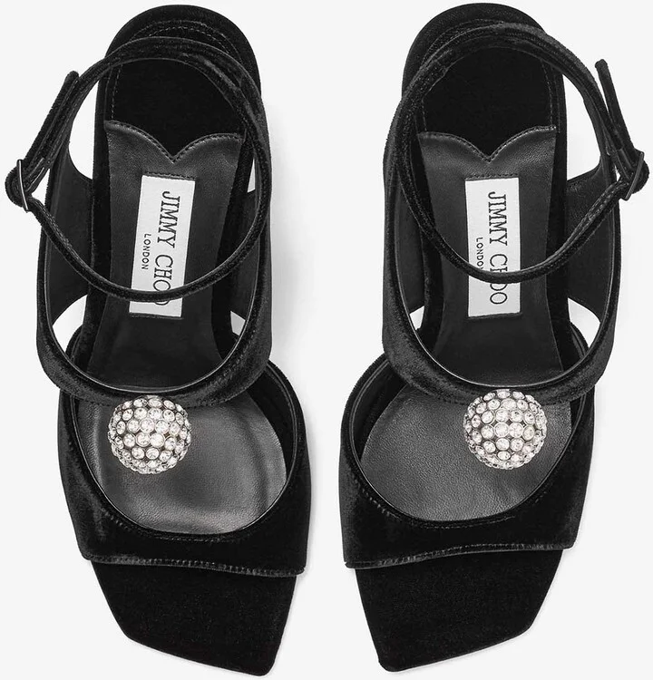 Orb 95 Velvet Sandals - Image 2