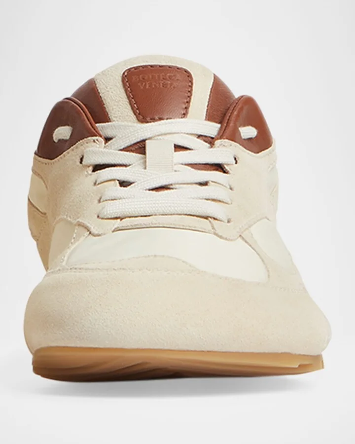 Orbit Lite Lace-Up Suede and Nylon Sneakers - Image 2