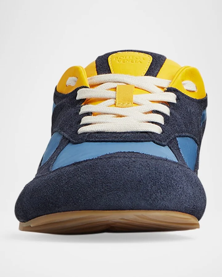 Orbit Lite Lace-Up Suede and Nylon Sneakers - Image 5