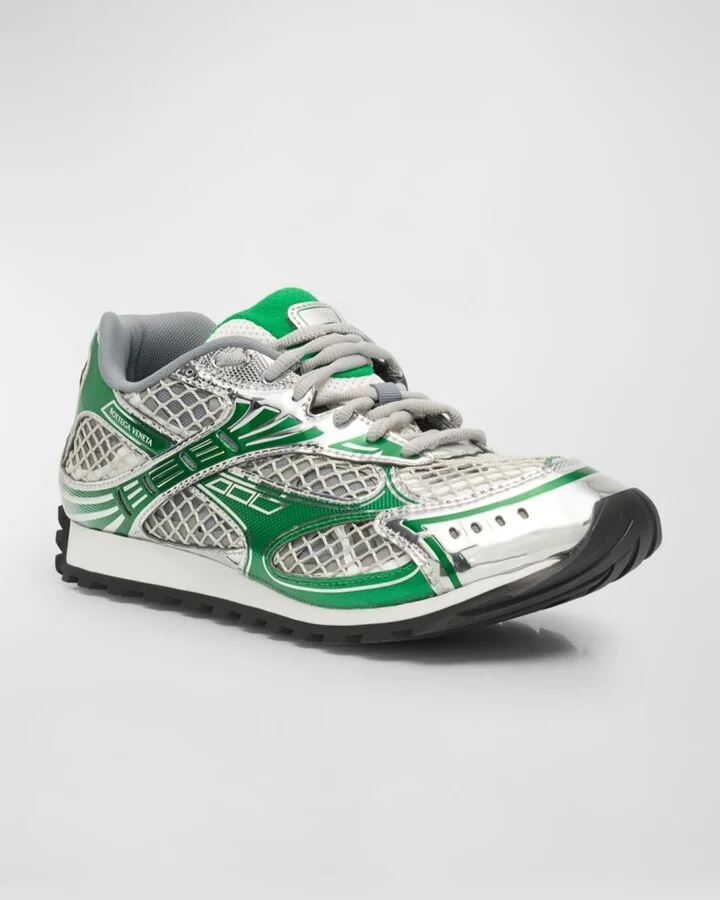 Orbit Metallic Net Runner Sneakers - Image 9