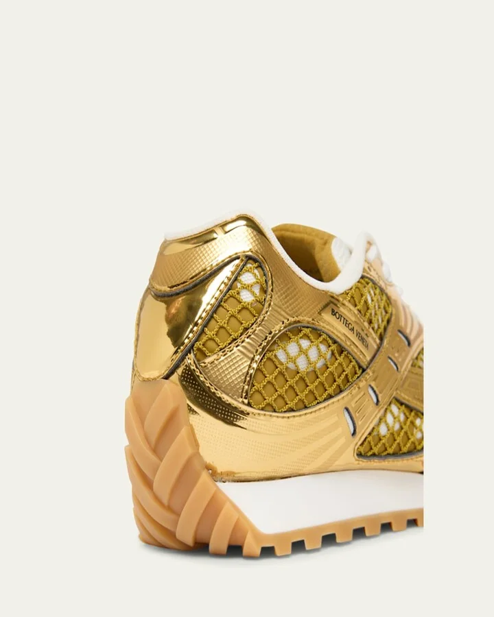Orbit Metallic Net Runner Sneakers - Image 4