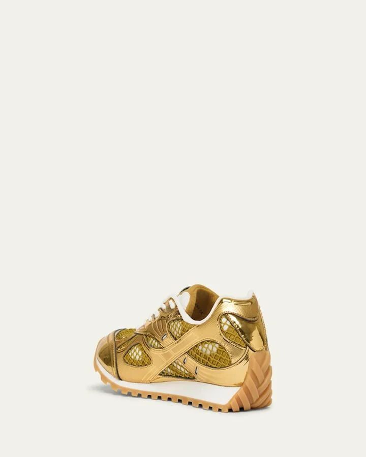 Orbit Metallic Net Runner Sneakers - Image 5
