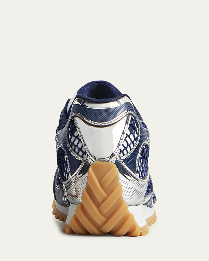 Orbit Metallic Net Runner Sneakers - Image 7