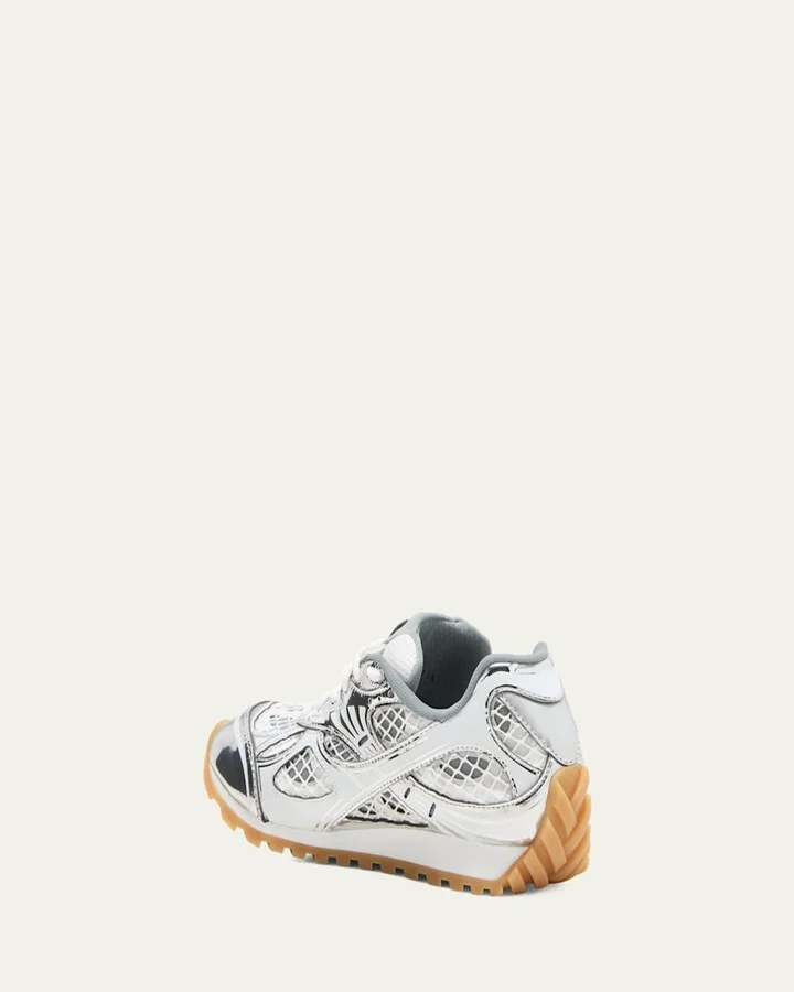 Orbit Metallic Net Runner Sneakers - Image 8